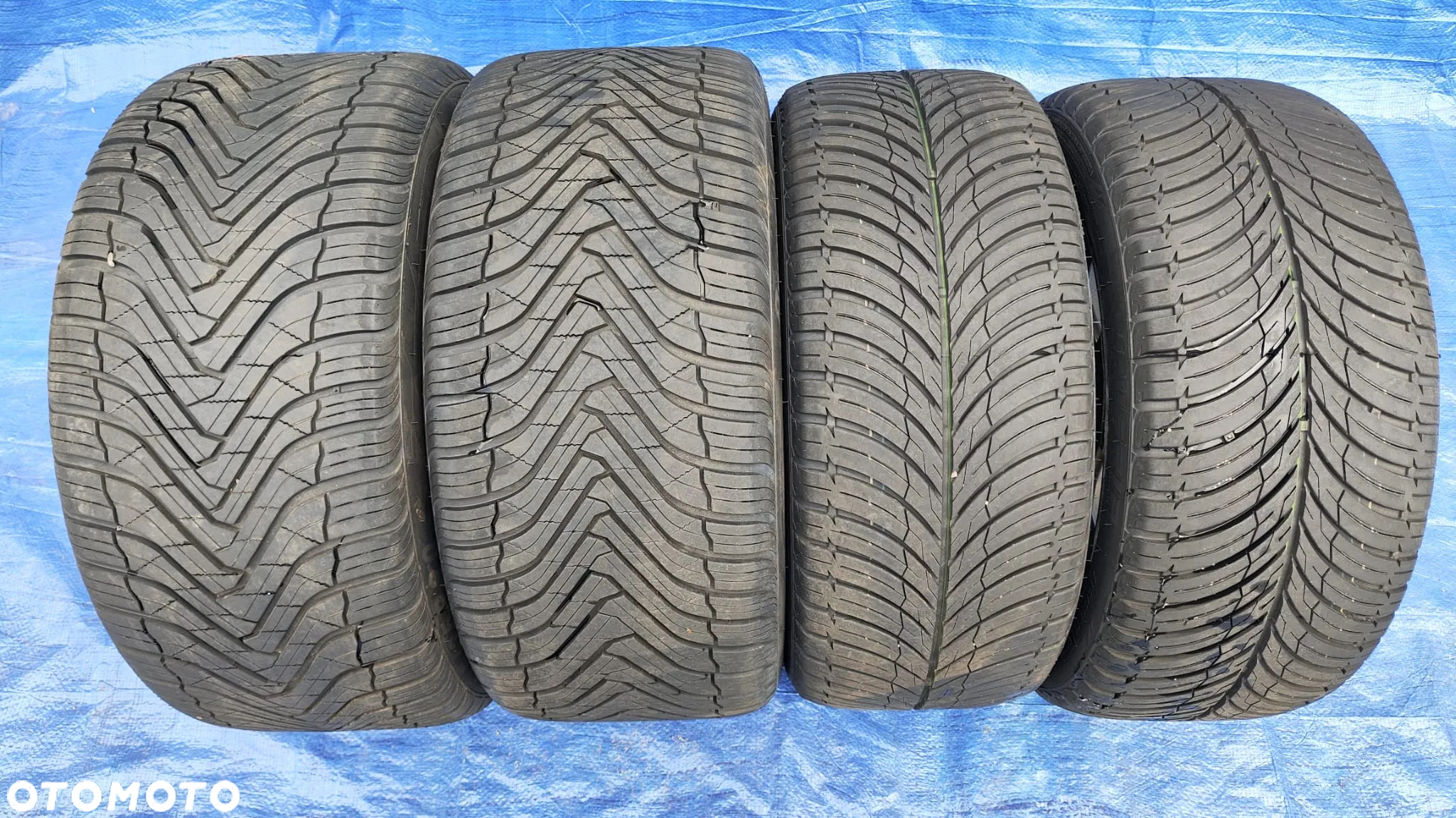 KOŁA FELGI ORYGINALNE STYLING 168 20 CALI 6766068 6766069 9.5J IS45 10.5J IS30 OPONY WIELOSEZONOWE 2024R JAK NOWE UNIGRIP LATERAL FORCE 4S 275/35R20 GRIPMA SUPERGRIP A/S 315/35R20 BMW X5 E53 - 14