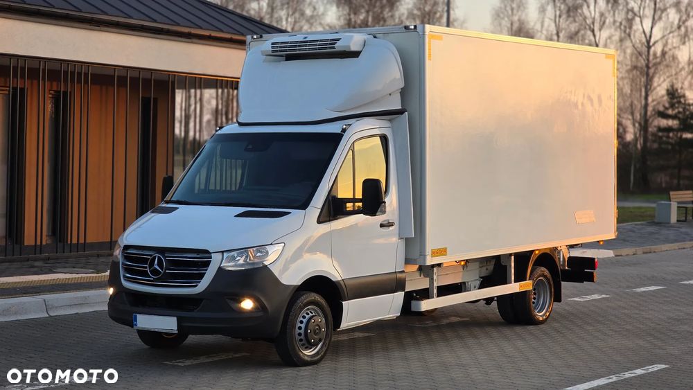 Mercedes-Benz SPRINTER 516 CDI 907❗❗NOWY MODEL / CHŁODNIA-MROŹNIA 8EP / -32*C +25*C / AGREGAT THERMOKING / ZASILANIE ZEWNETRZNE 230V / ZABUDOWA JEGGER / PODWÓJNE KOŁA / SERWIS ASO / SALON POLSKA / 1 WŁAŚCICIEL / JAK NOWY ❗❗ - 27