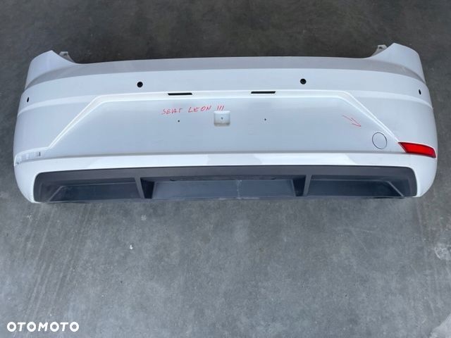 SEAT LEON III 3 5F0807421 ZDERZAK TYLNY TYŁ 4 PDC - 2