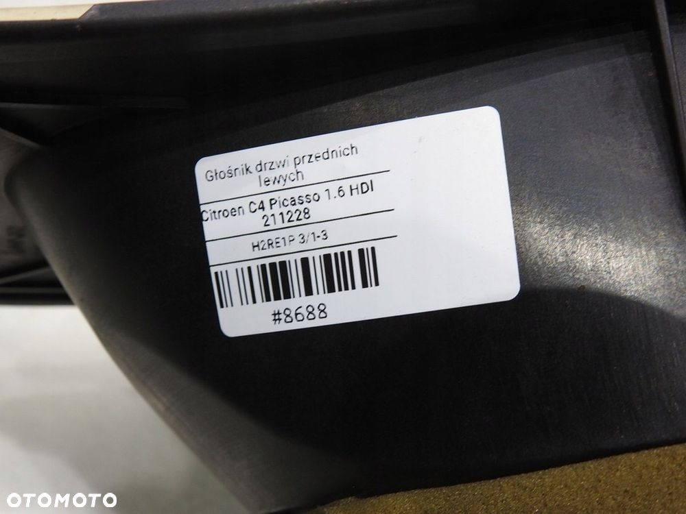 GŁOŚNIK LEWY PRZÓD CITROEN C4 PICASSO I - 7