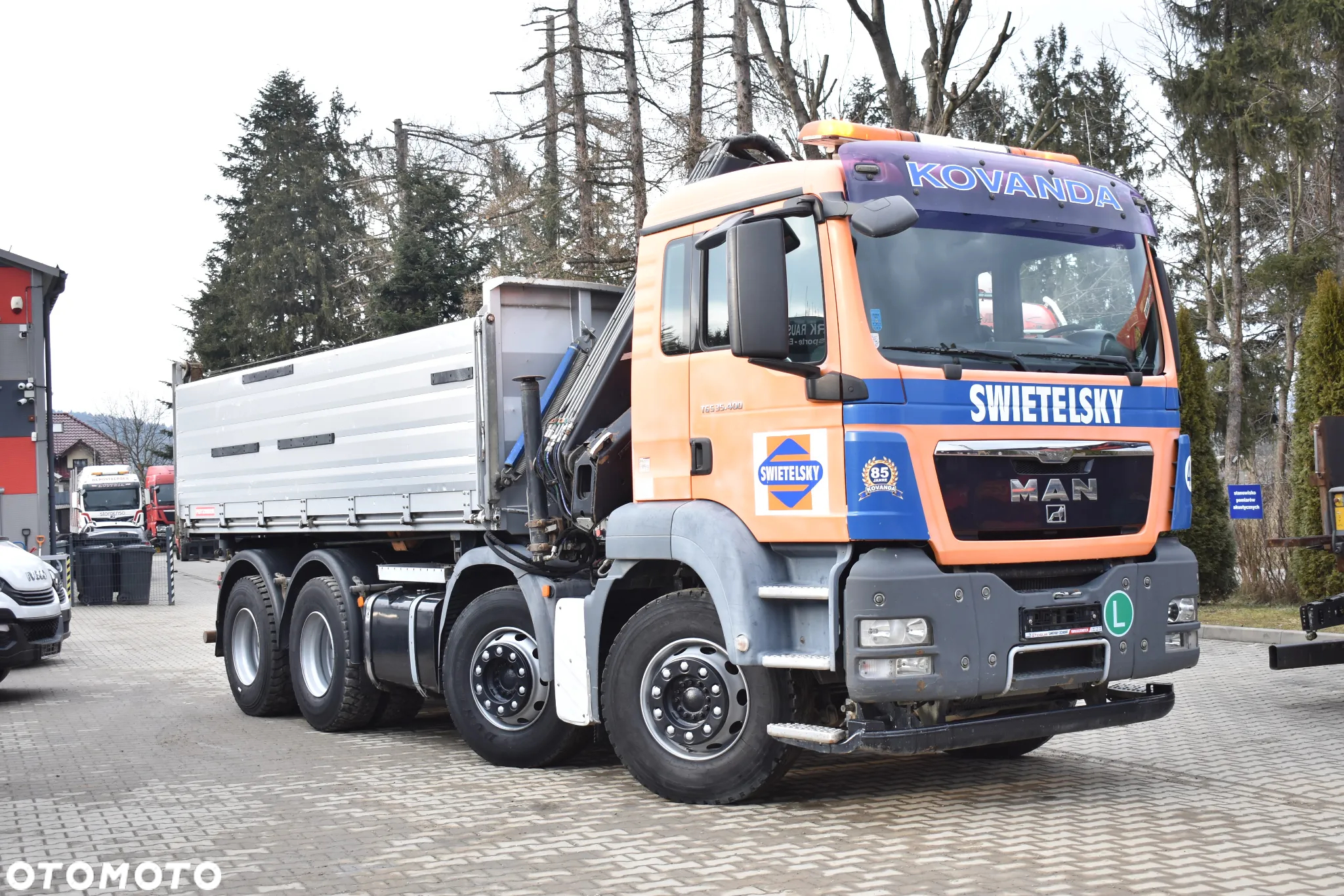 MAN TGS 35.400 Euro5 Wywrotka 8x4 + HDS HIAB XS 144 / Manual/ Resor / Kran/ Crane / Manipulator/ Sprowadzony z Austrii - 38