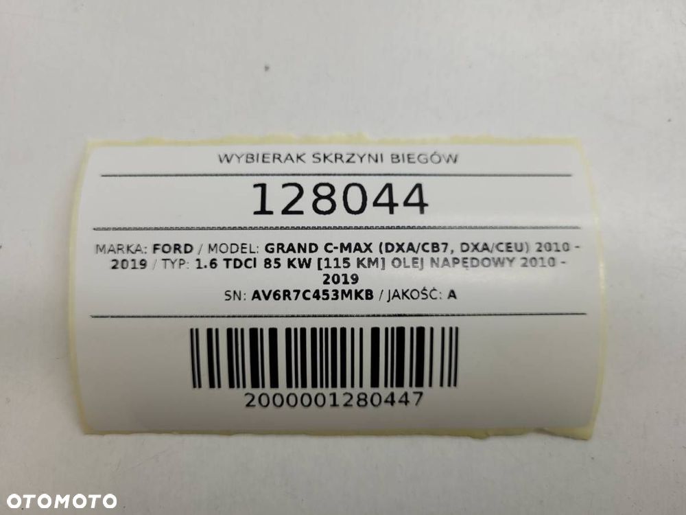 WYBIERAK NASTAWNIK LEWAREK BIEGÓW FORD GRAND C-MAX MK2 AV6R7C453MKB - 11