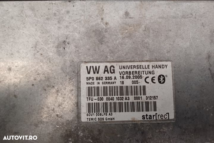 Modul Bluetooth 5P0862335A 5P0862335A Skoda Octavia 2 [2004 - 2008] L - 4