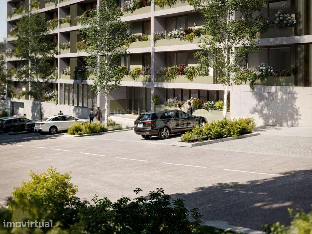 Apartamento T0 com varanda e estacionamento, nos Jardins d'Arrábida - Grande imagem: 5/20