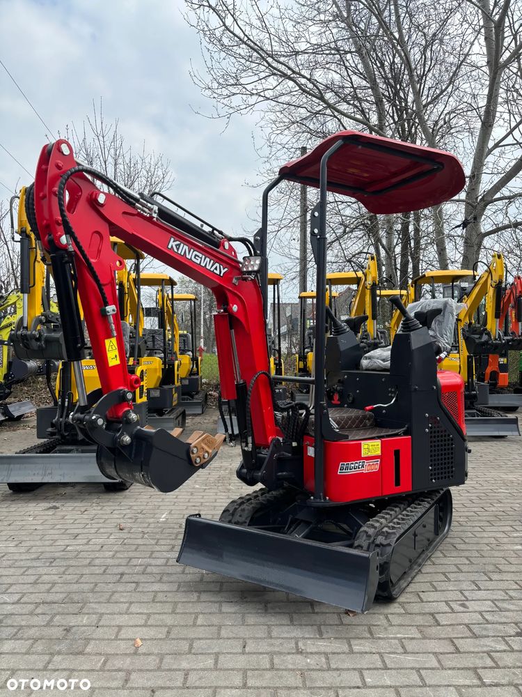 Kingway BAGGER 1000 Joistick Ramię Skrętne 1200kg 3 łyżki - 13