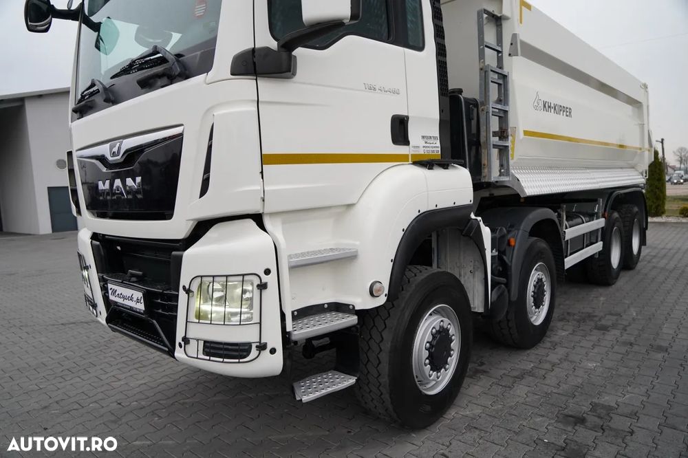 MAN TGS 41.460 / 8X8 / ​​​​BASCULĂ SPATE / KH KIPPER / MANUALĂ / NAVI / EURO 6 - 15