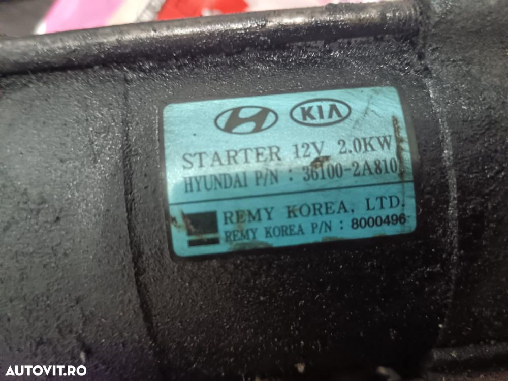 Electromotor hyundai i40, kia optima 1.7 crdi 361002a810, 36100 2a810 - 2