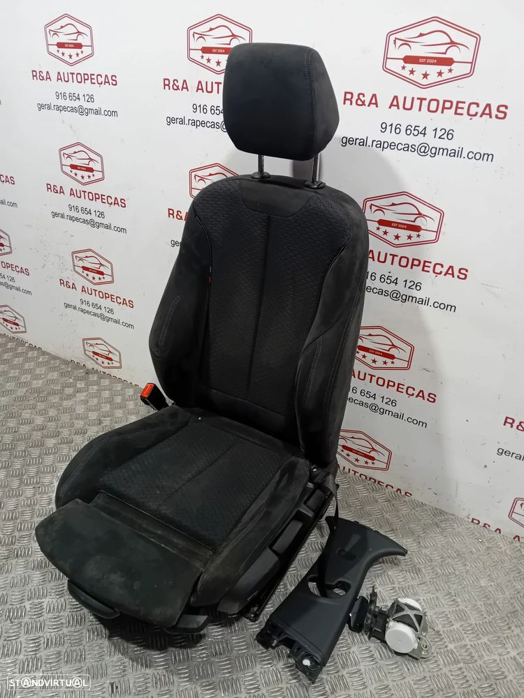 Conjunto de Bancos Bmw Série 1 F20 Pack M em Alcântara Original - 12
