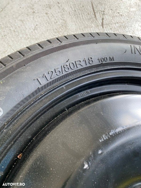 Roata de rezerva 125/80 R18 Volvo XC60 XC90 C70 V40 S40 V50 31317720 31362275  31471631 - 4