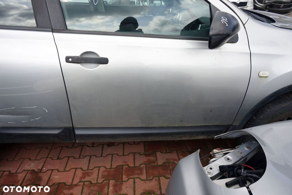 DRZWI PRZEDNIE PRAWE QASHQAI I J10 LIFT KY0  SREBRNY NISSAN 2009-2013 - 3