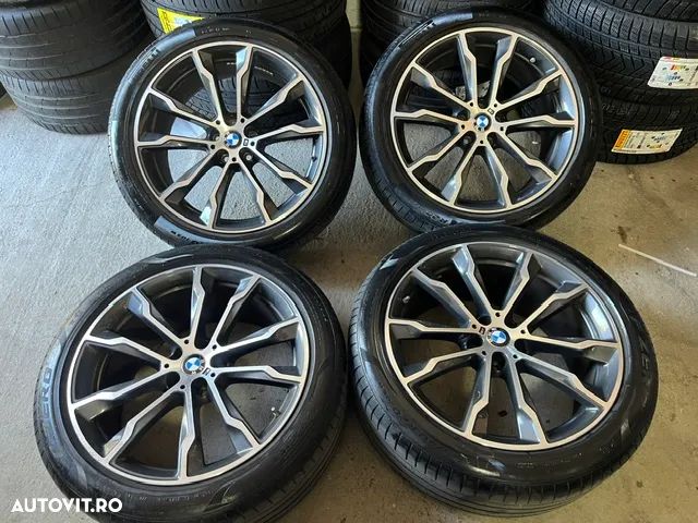 Jante Bmw X3 X4 R20 G01 G02 Originale M699 anvelope vara pirelli run flat Omologate BMW cu steluta RSC senzori presiune in doua latimi - 1