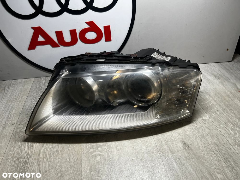 REFLEKTOR LAMPA PRAWY LEWY PRZÓD XENON A8 D3 LIFT 4E0941004BS 4E0941003BS - 6