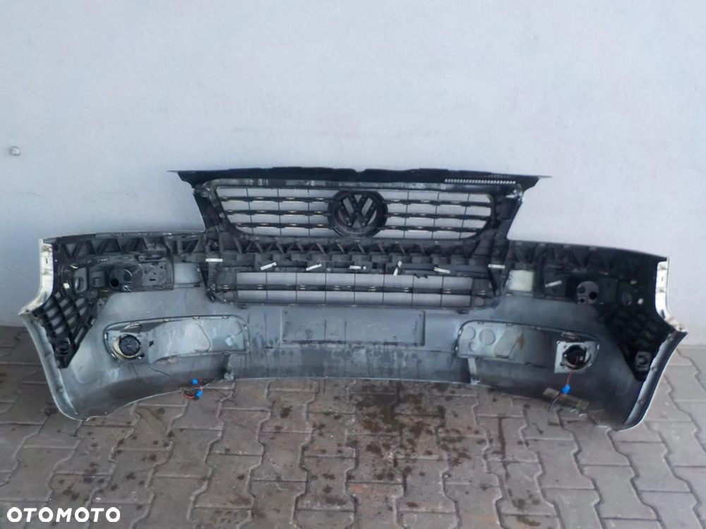 VW T5 03- MULTIVAN CARAVELLE ZDERZAK PRZÓD PRZEDNI LAKIEROWANY - 6