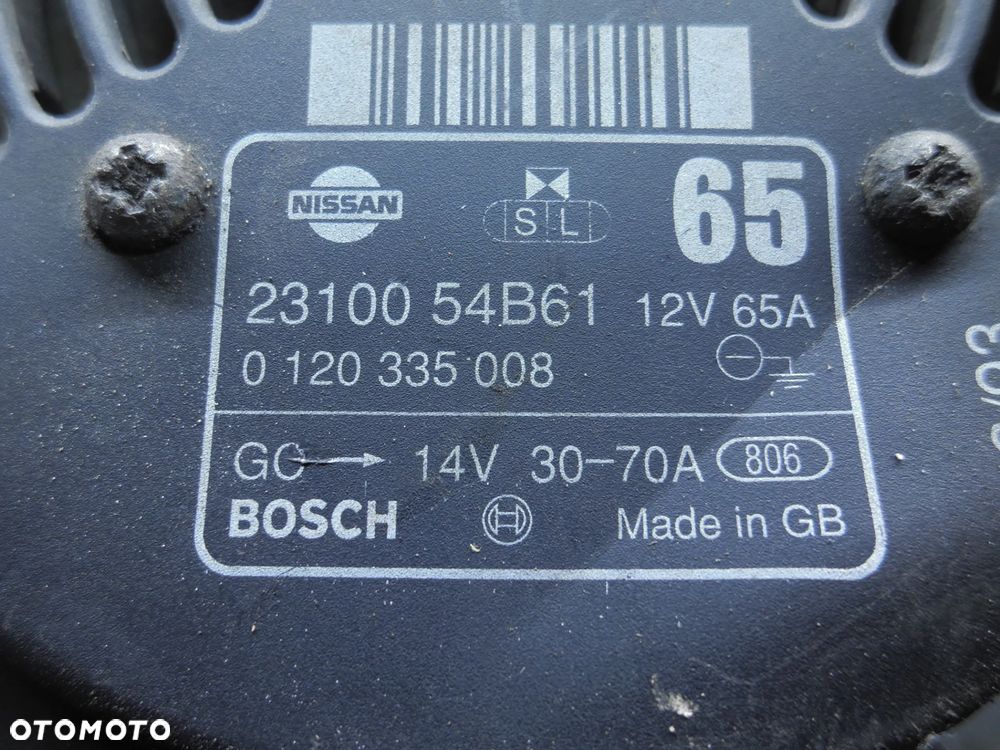 NISSAN MICRA K11 65A 1.0B 2310054B61 ALTERNATOR - 3