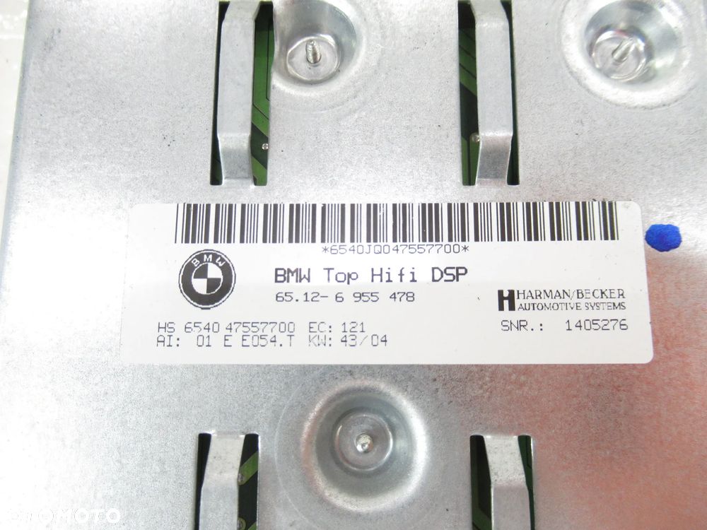 Nagłośnienie LOGIC 7 DSP wzmacniacz głośniki wiązka BMW 5 e60 Sedan - 10