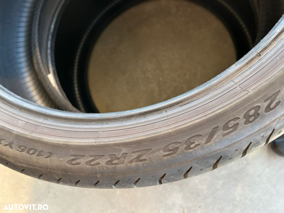 vand 2 anvelope 285/35/22 pirelli de vară ca noi - 5