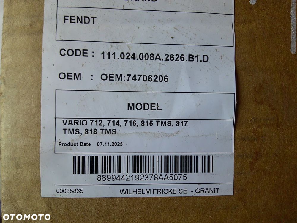 nowa chłodnica wody fendt vario - 2