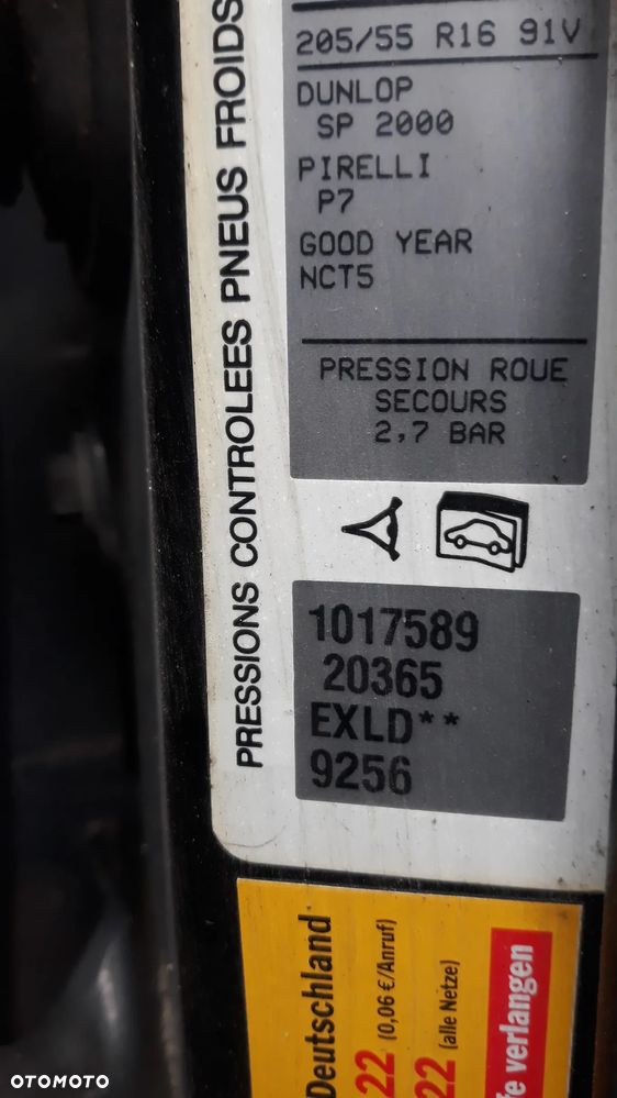 Peugeot 307 przed lift Lewy błotnik przód   Lakier EXLD - 2