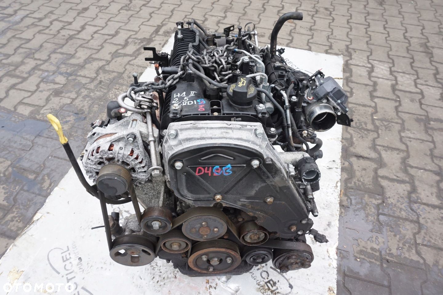 SILNIK D4CB HYUNDAI H1 2.5 CRDI EURO 5 84 TYS KM KOMPLETNY - 1