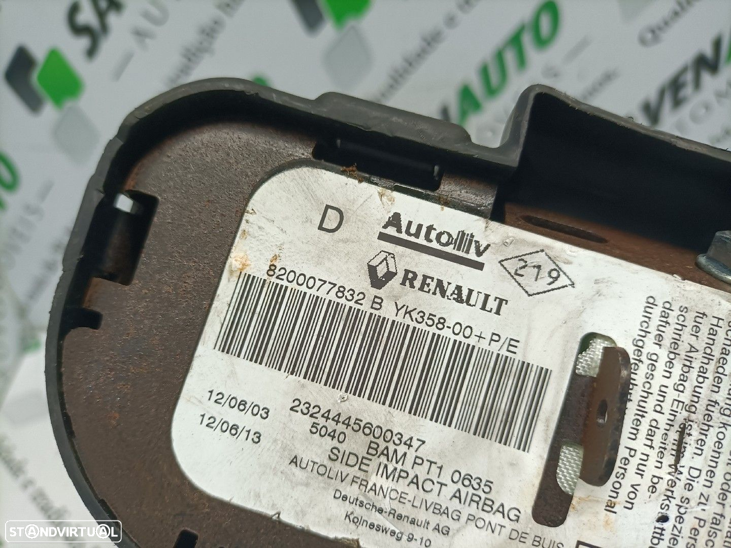 Airbag Banco  Renault Megane Ii (Bm0/1_, Cm0/1_) - 3