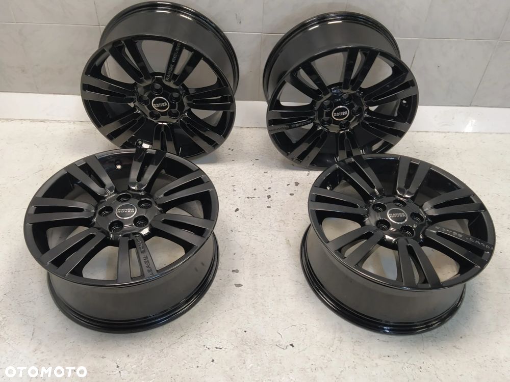 RANGE ROVER VOGUE L322 L405 SPORT L494 8,5X20 ORYGINALNE FELGI ALUMINIOWE R20 ET58 5x120 DEKIELKI CZARNE - 4