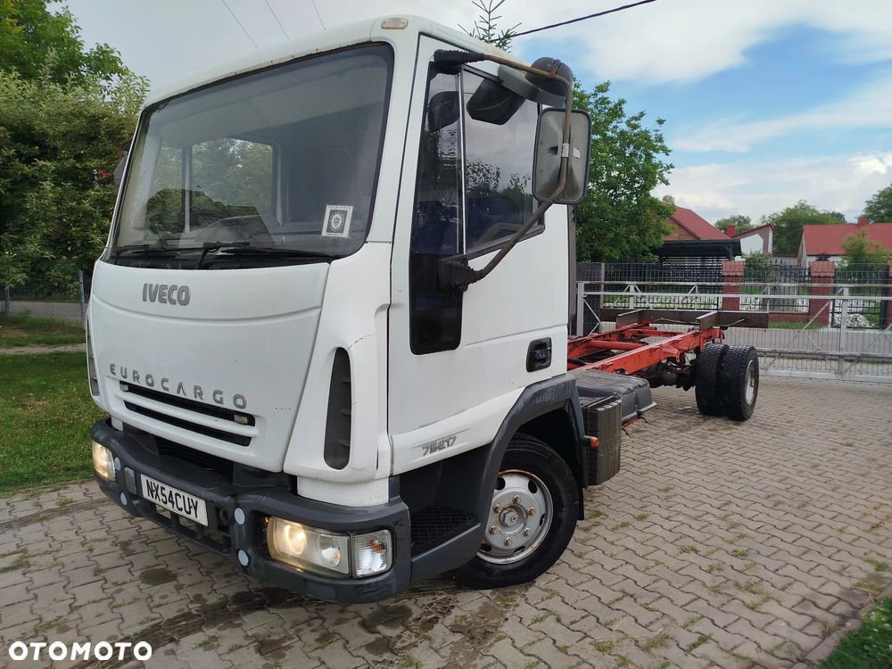 Iveco Eurocargo 75e17 Tector Niski przebieg rama laweta zwyżka wywrotka podnośnik koszowy - 1