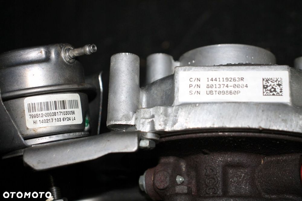 TURBOSPRĘŻARKA 1.5 DCI GT1241J0SZ, GT1241J0SZ - 4