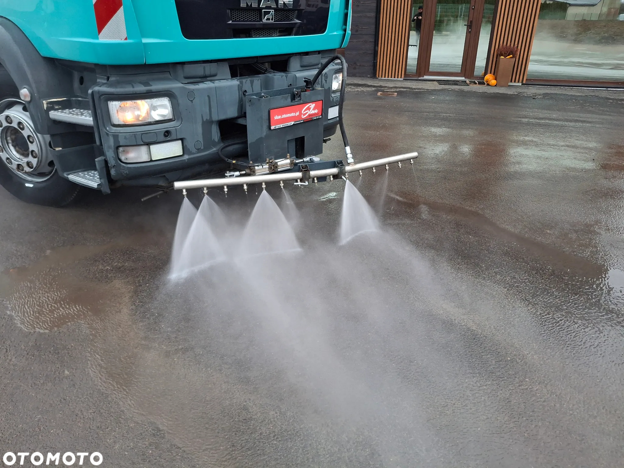 MAN TGM 18.290 Zamiatarka Bucher 2 Silniki Karcher Mycie Ciśnieniowe EUnited PM10 - 5