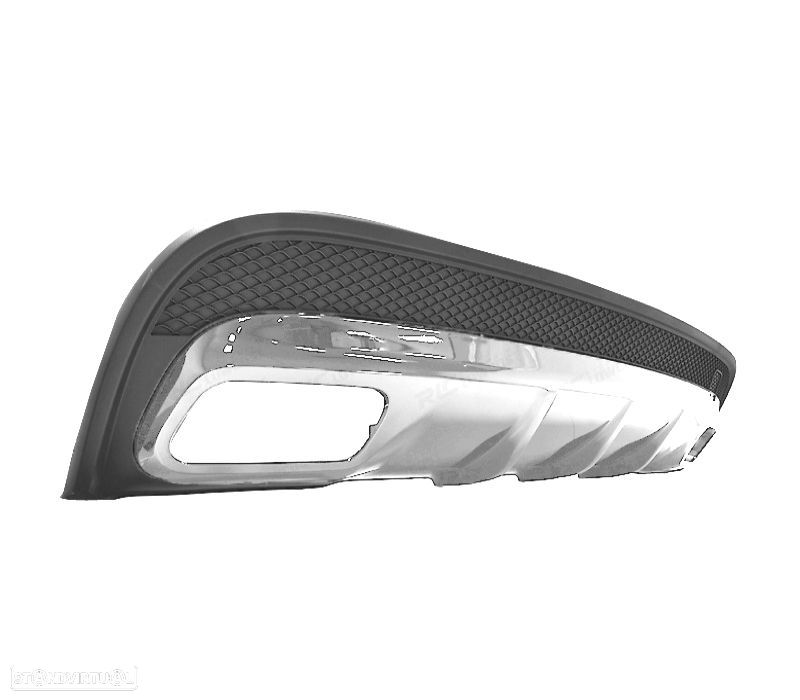 DIFUSOR MERCEDES X156 AMG 13-19 LOOK AMG GLA45 PRATEADO - 3
