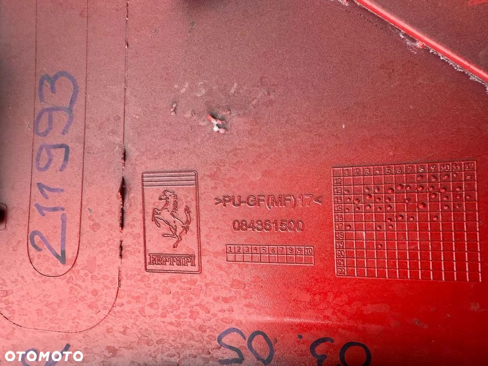 ZDERZAK Ferrari F12 Berlinetta ORYGINAŁ PRZÓD - 8