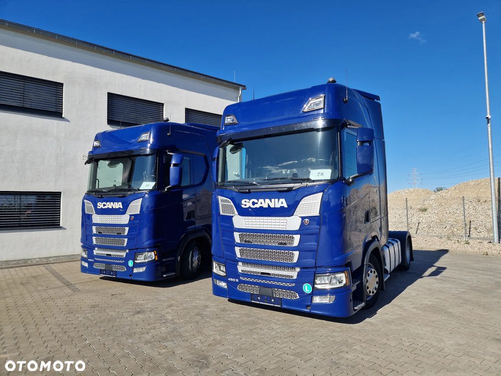 Scania S450/ 2022/ MEGA LOWDECK/ BAKI 1200L/ KLIMA POSTOJOWA/ FULL LEDY/ NOWEJ GENERACJI TACHO/ PO ZŁOTYM KONTRAKCIE - 1