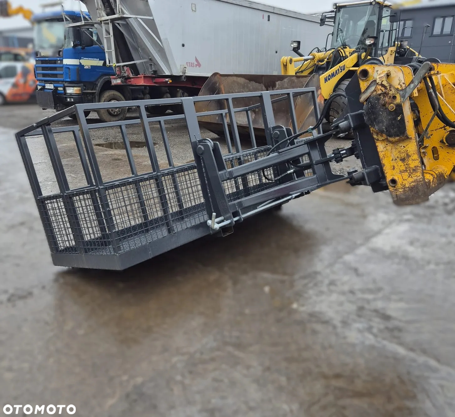 Kosz narzędziowy +Obrotnica kosza KOMPLET JCB 4m ładowarka 531-70, 540-170 , 530-70 , 536-60 - 9