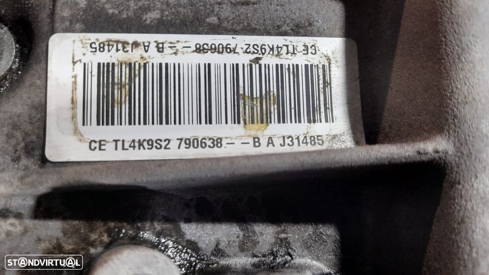 CAIXA VELOCIDADES ORIGINAL TL4K9S2 790638 J31485 NISSAN QASHQAI I 1 MK1 J10 NJ10 JJ10E 1.5 DCI 105CV K9K832 PIXO UA0 1.0 RENAULT SCENIC JZ0 MEGANE DZ0 - 8