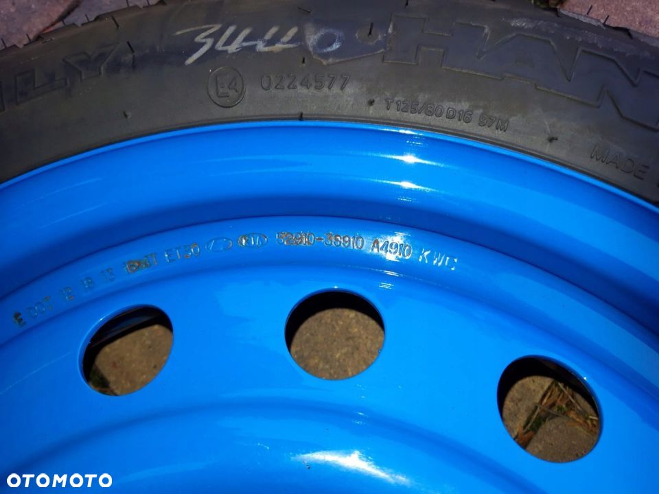 Koło dojazdowe KIA HYUNDAI NISSAN 125/80/16 97M - 3