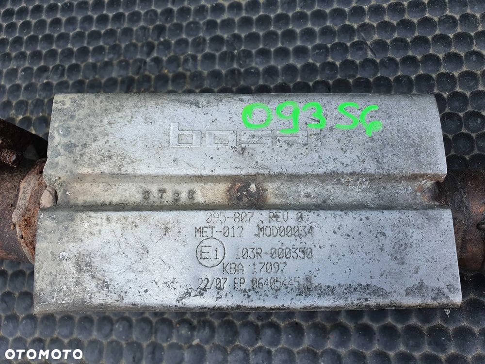 Katalizator Kat BOSAL 103R-000350 KBA 17097 Wydechowy Plecinka Łacznik Diesel 1.9 TDI Diesel Audi A4 B6 VW Seat Skoda - 3