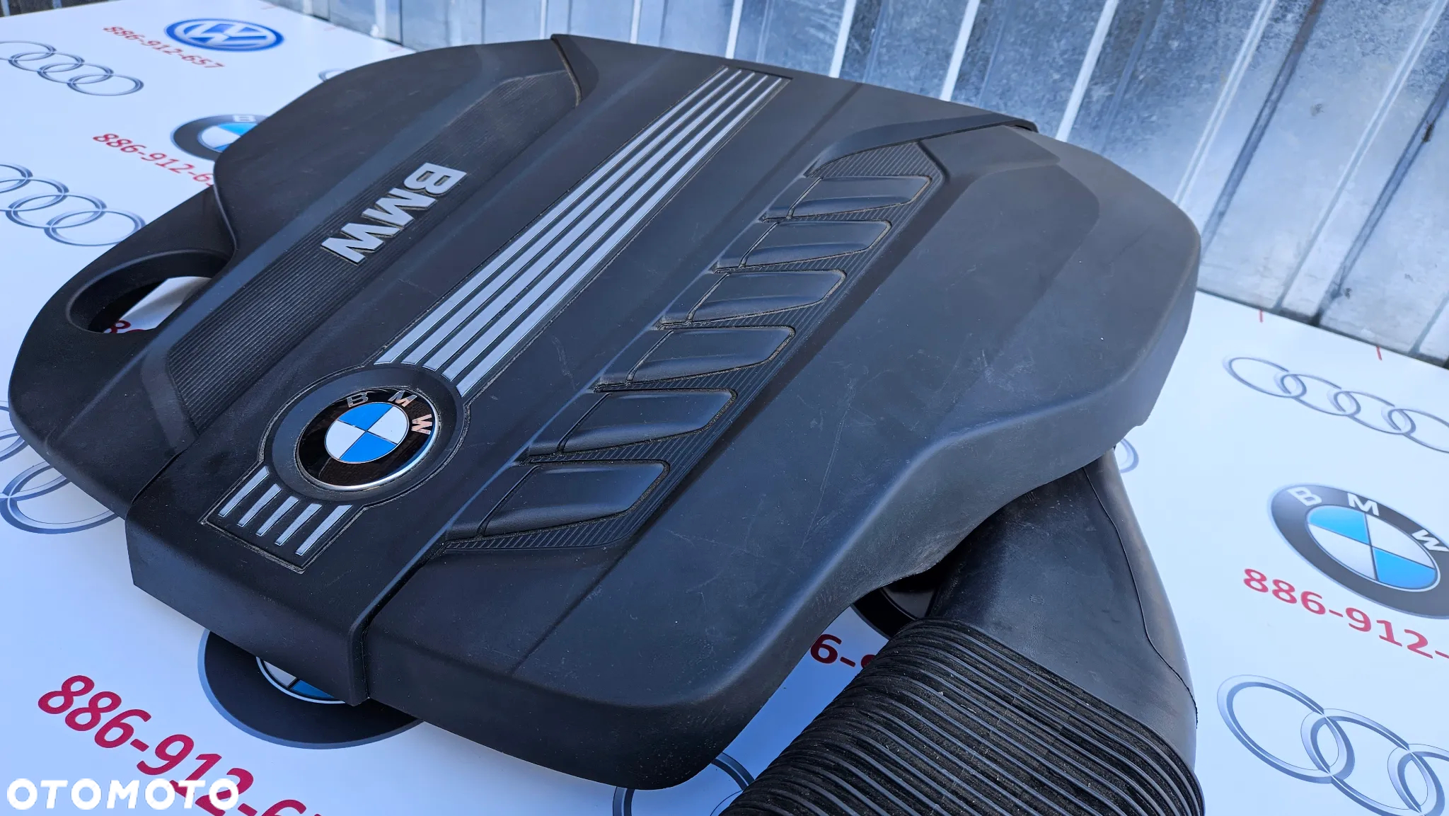BMW X5 E70 LCI X6 E71 LCI 3.0D N57 Kompletna górna osłona silnika z dolotem filtrem 7812061 7812063 - 6