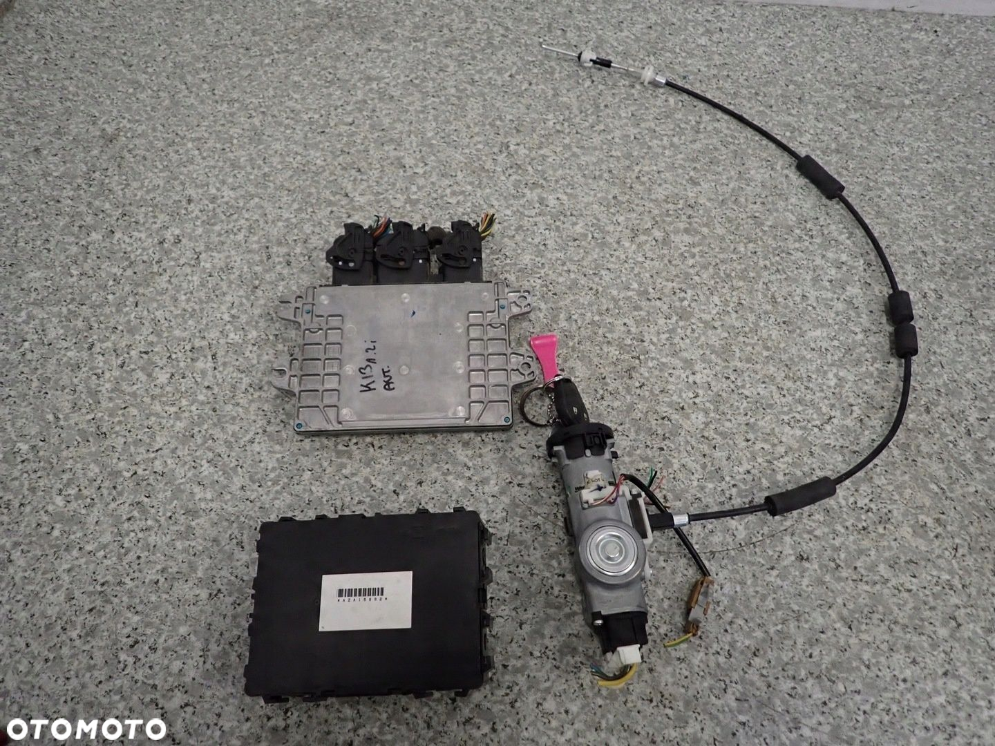 NISSAN MICRA K13 1.2i 10- ZESTAW STARTOWY KOMPUTER STACYJKA AUTOMAT - 7