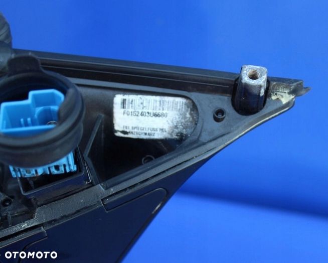 Lusterko prawe lewe kamera OE BMW F01 F02 kolor 357 Titansilber Anglik - 17