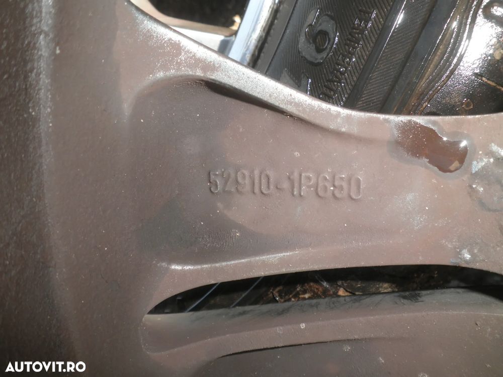 Jante 16" cu anvelope 205/55/R16 Kia Venga 6J ET51 52910-1P650 - 6