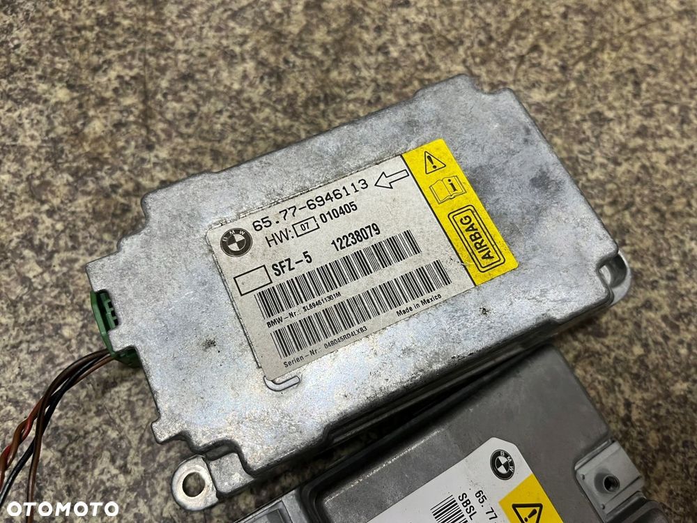 Poduszka kierowcy pasazera pasy przod tyl napinacze modul AIRBAG BMW E63 - 14