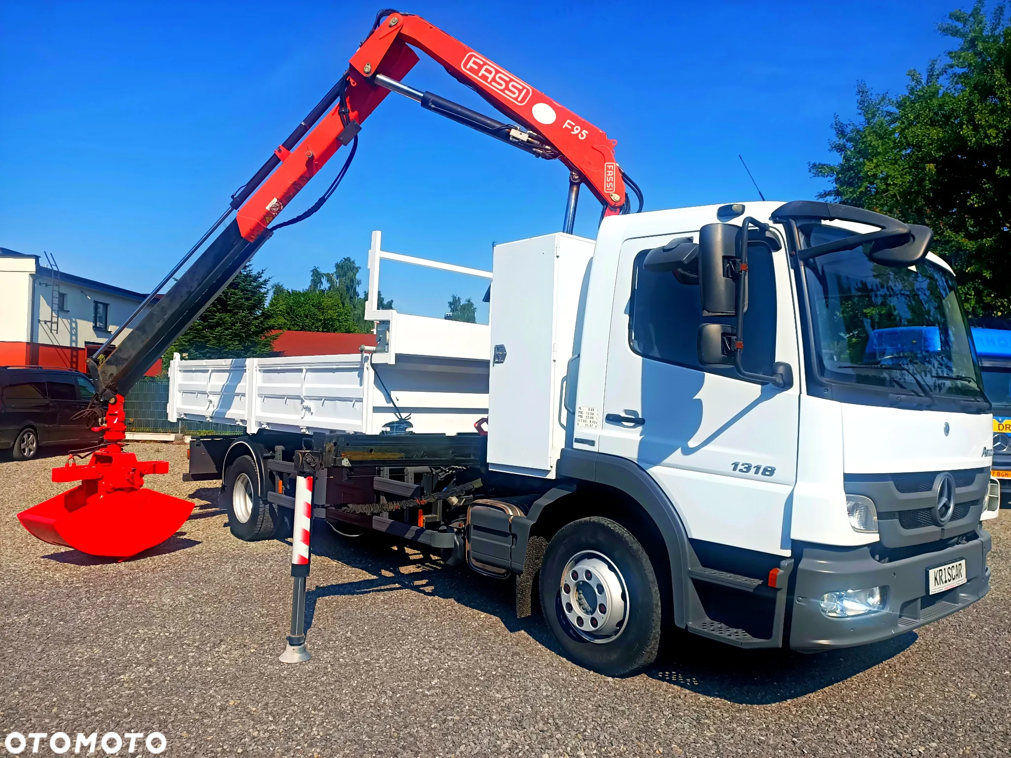 Mercedes-Benz Atego 1318N Wywrotka Żuraw Dżwig HDS Fassi F95 - 6