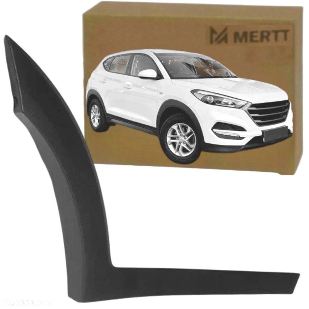 HYUNDAI TUCSON TL 2015-2020 LISTWY TYLNYCH DRZWI DOLNE LEWA PRAWA ZESTAW - 3
