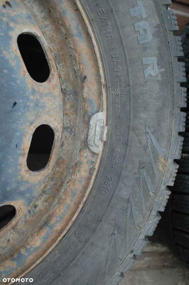 FELGI STALOWE + OPONY ZIMOWE 1J0601027H 195/65R15 ET38 6J NOKIAN DĘBICA VW GOLF IV NEW BEETLE SKODA SEAT AUDI 1J0601027Q - 10