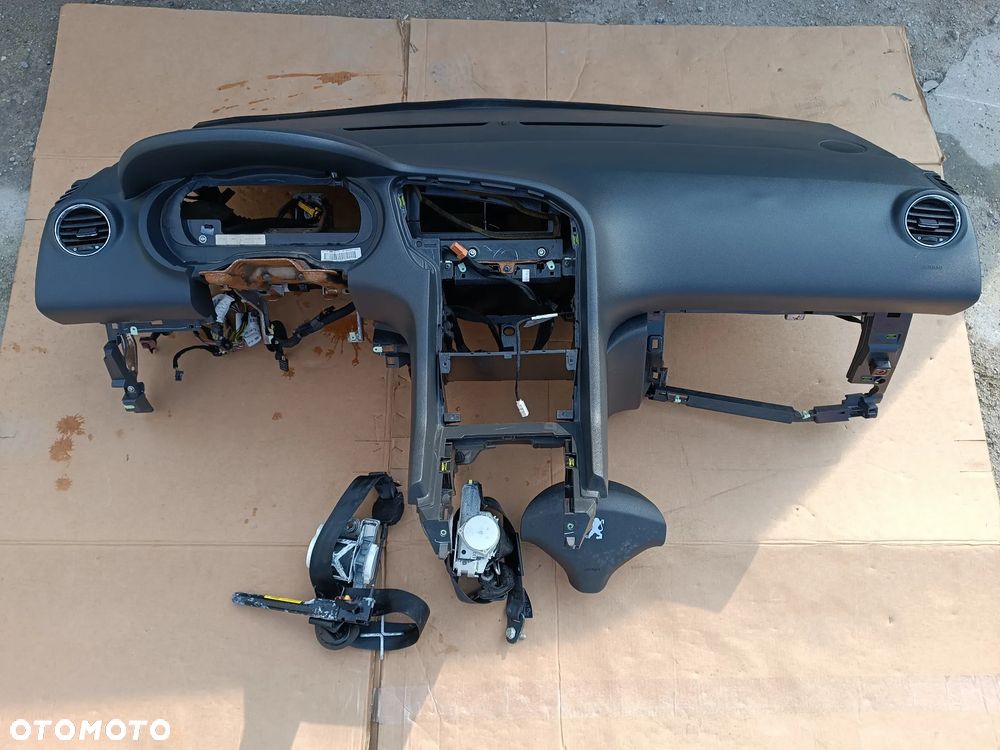 DESKA ROZDZIELCZA KONSOLA ZESTAW AIRBAG PODUSZKI PEUGEOT 5008 - 1
