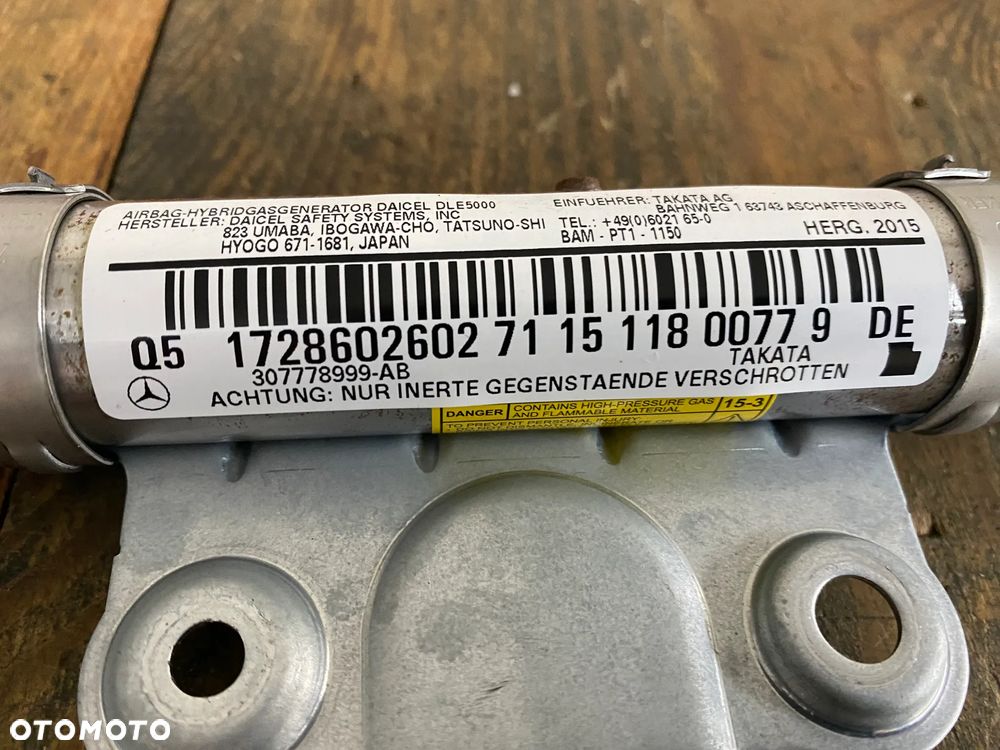 MERCEDES slk 172 kurtyna prawa lewa - 2