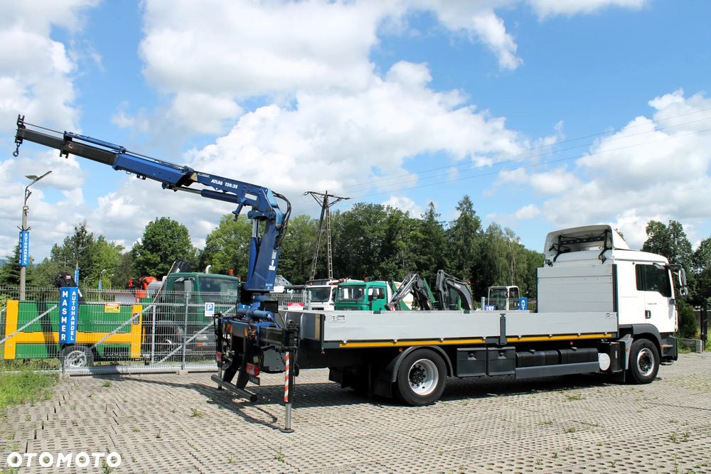 MAN TGM 18.290 paka 6,6m dzwig atlas 120,2E pilot - 8
