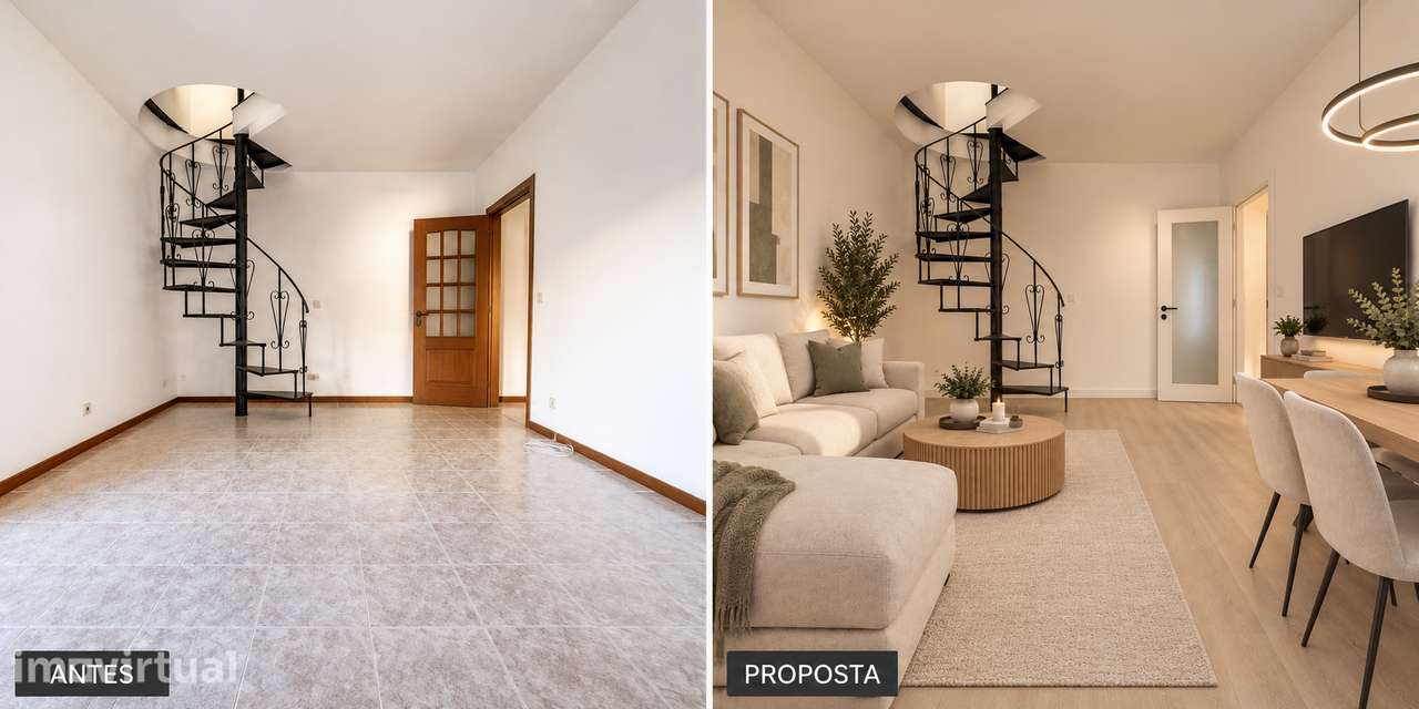 T2+1 duplex na Póvoa de Varzim - Grande imagem: 2/24