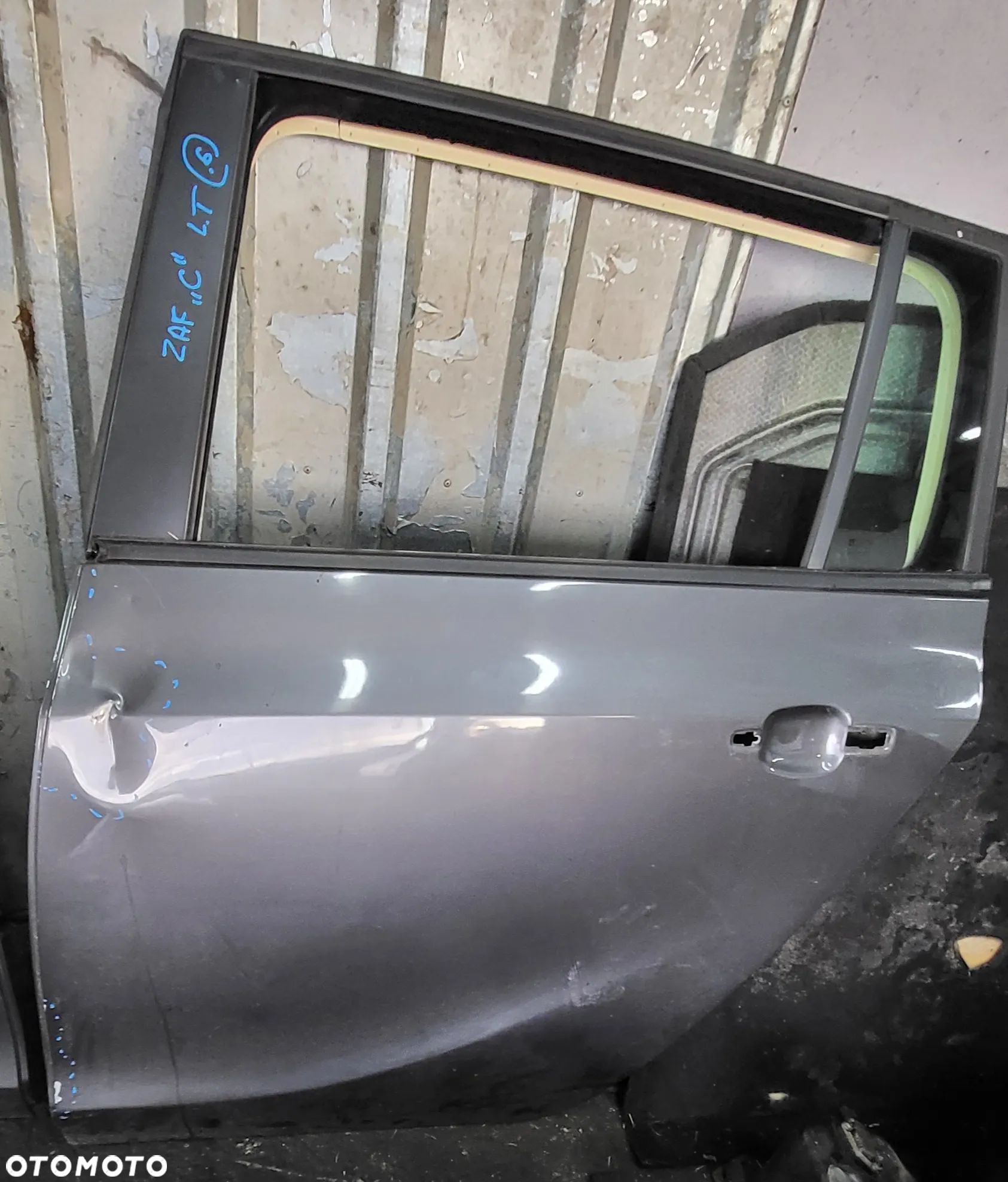 OPEL ZAFIRA C 14r DRZWI LEWE TYLNE TYŁ GOŁE - 1