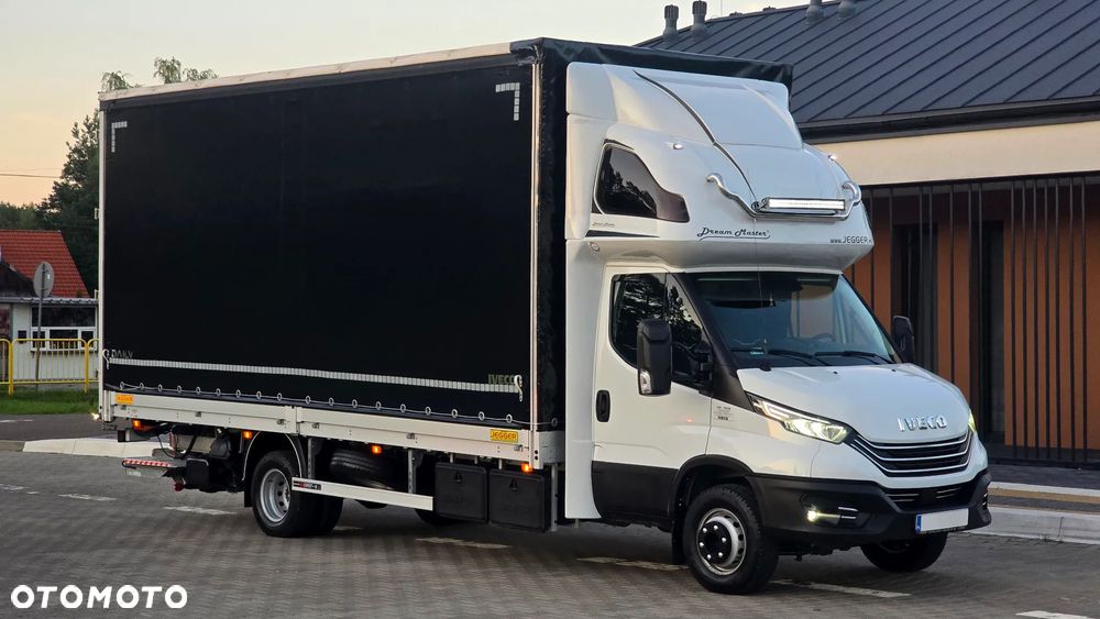 Iveco DAILY 72C18 ❗️BURTO-FIRANKA 15 PALET / DACH ZSUWANY / MAŁY PRZEBIEG / WINDA DHOLLANDIA 1000KG SLIDER / ZABUDOWA JEGGER / KABINA SYPIALNIANA / PODUSZKI PNEUMATYCZNE / XENON / FUL LED / NAVI + KAMERA COFANIA / DRZWI Z TYŁU / WEBASTO / SERWIS ASO / SALON POLSKA / NIESTPOTYKANY STAN ❗️❗️ - 2