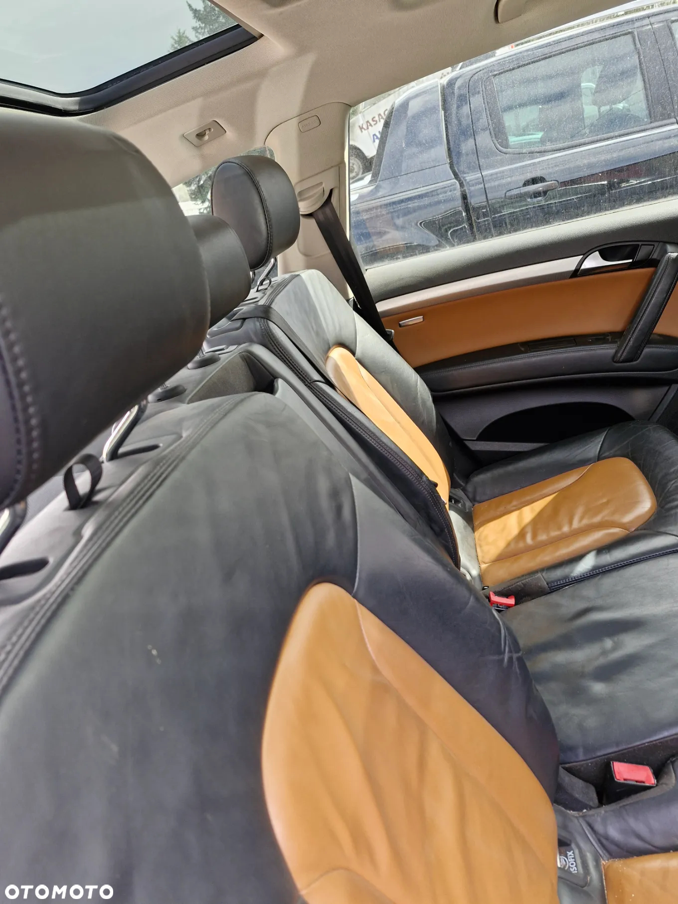 Audi Q7 3,0TDI V6 BUG zderzak drzwi maska klapa szyby silnik fotele skóra - Pojazd na czesci demontaż - 12